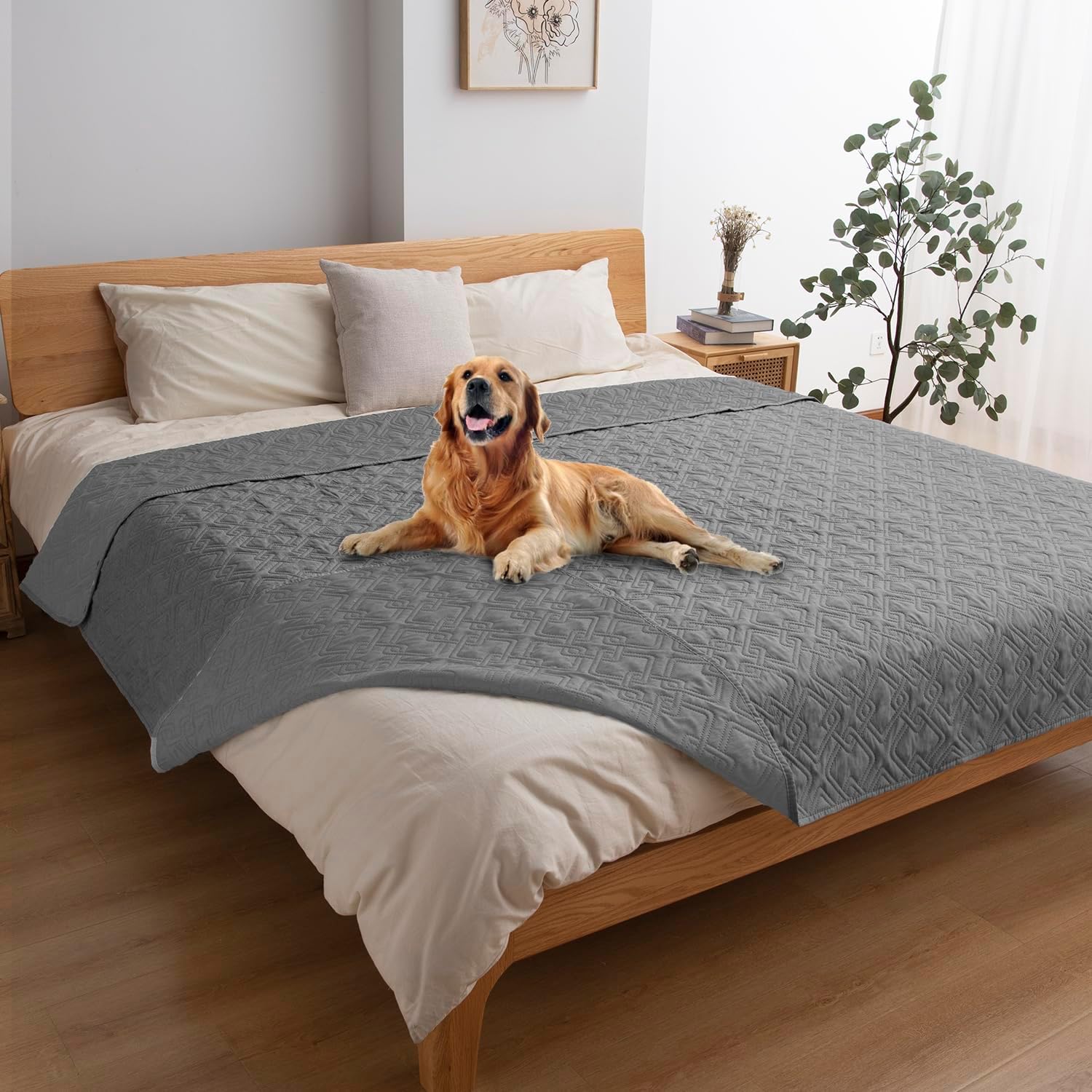 fuguitex Waterproof Dog Bed Cover for Pet Furniture and Sofa