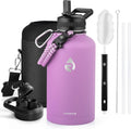 Insulated Water Bottle 64 oz Triple Wall Vacuum - Cold 48 Hrs