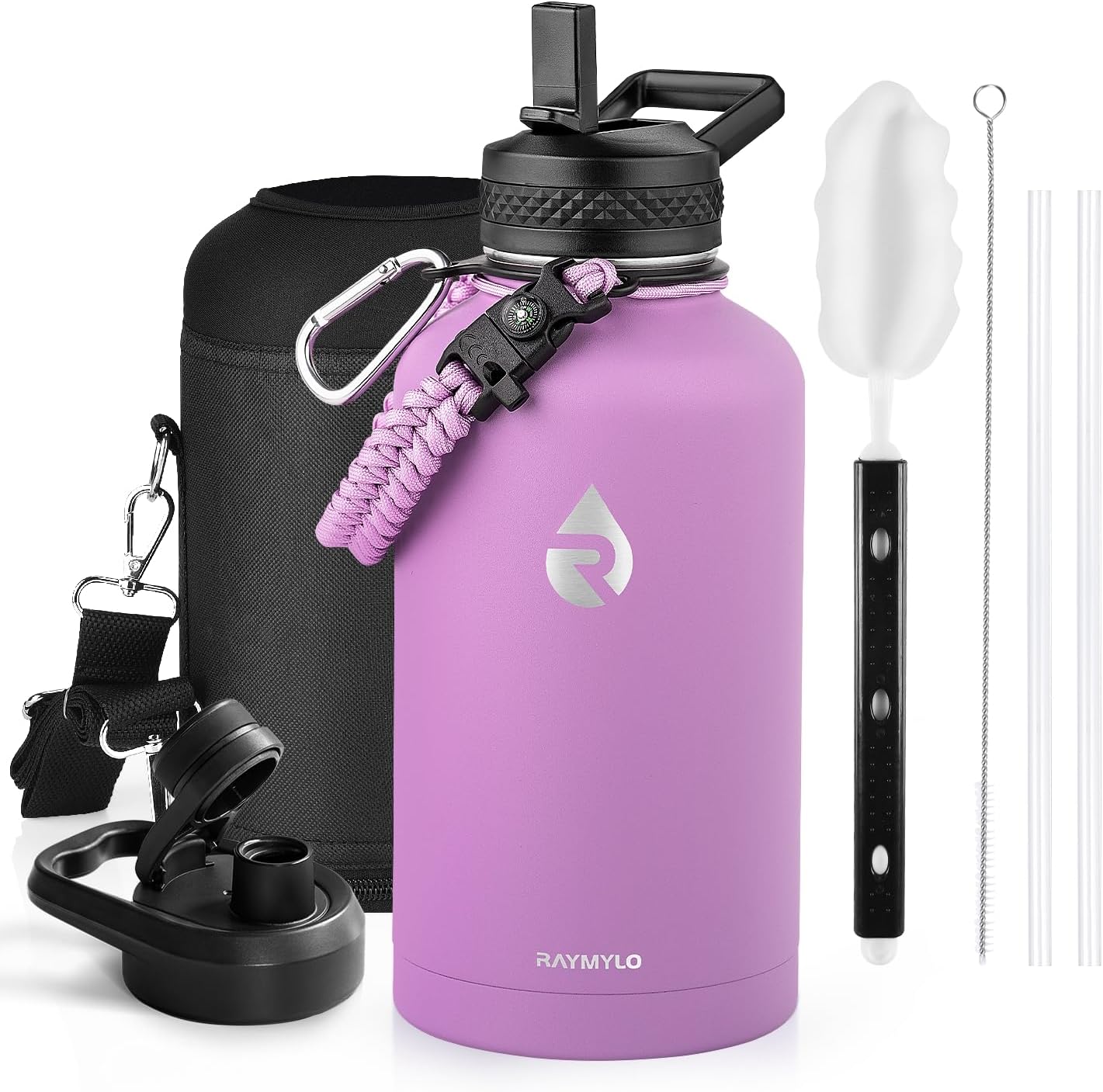 Insulated Water Bottle 64 oz with Triple Wall Vacuum Design