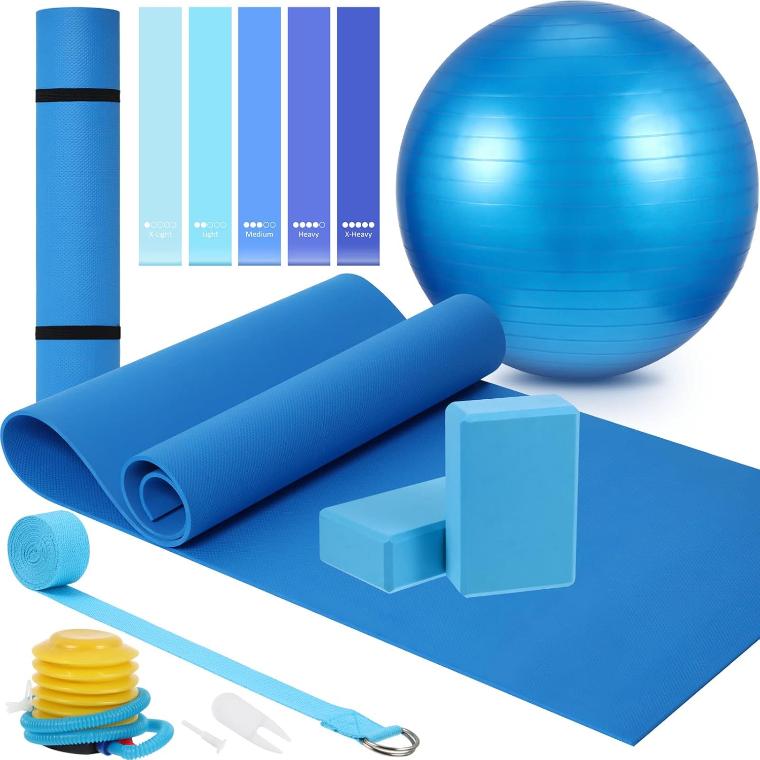 Complete Yoga Starter Kit for Beginners - Liliful Set