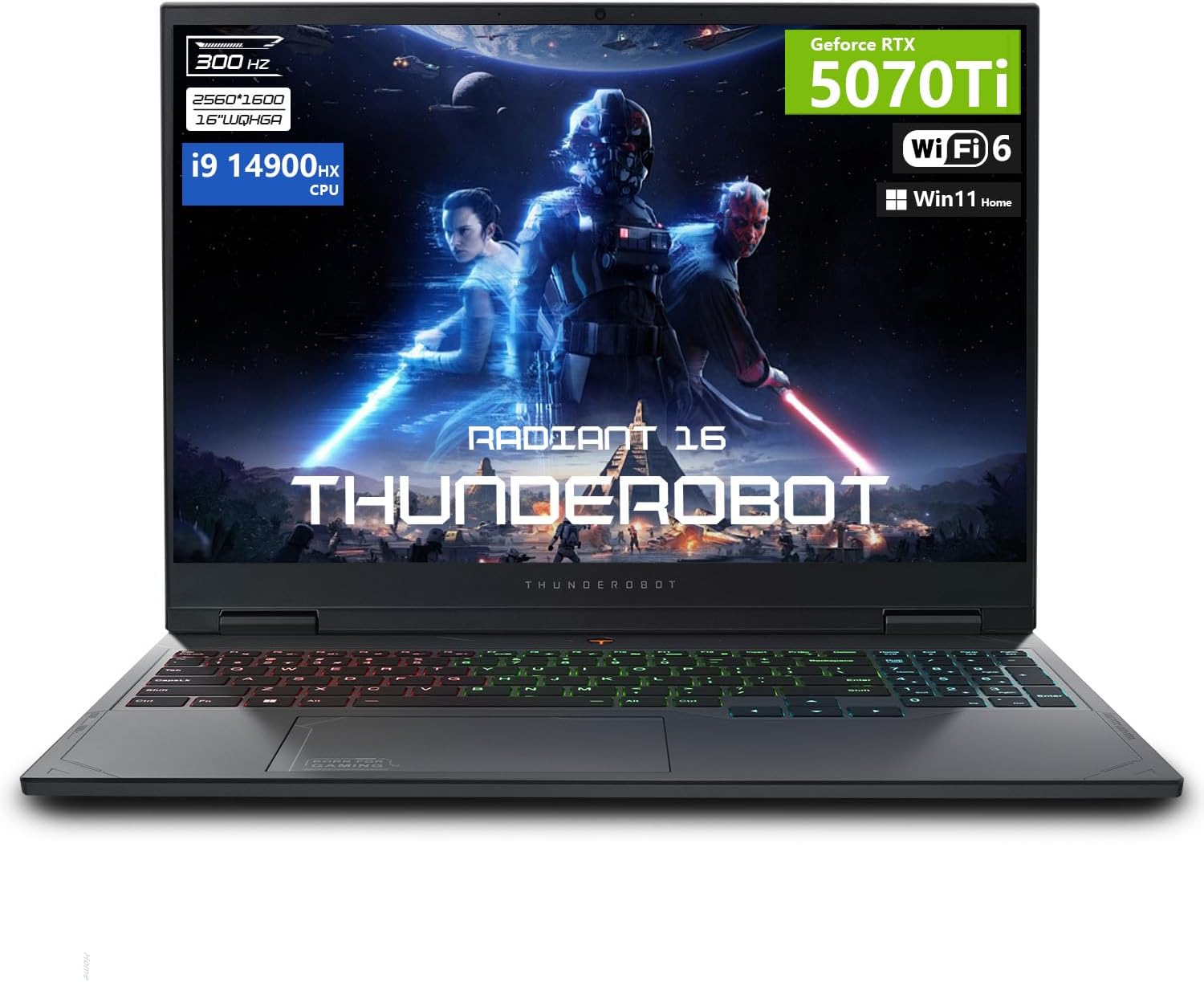 Thunderobot Radiant 16 Gaming Laptop with 300Hz QHD+ Display