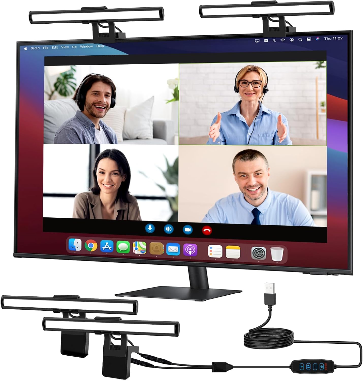Zoom in Style with Narotood Webcam Light