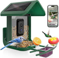 Smart Solar Bird Feeder: AI Camera 2K Live Feed - Capture Bird Moments!