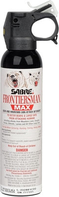 SABRE Frontiersman MAX Bear Spray 40 ft Range - Maximum Protection