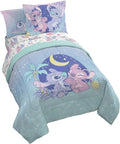 Disney Lilo and Stitch Full Size Comforter Set - Cozy Floral Stars