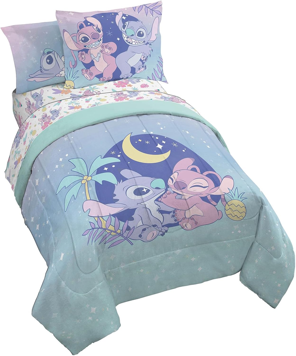 Disney Lilo and Stitch Full Size Comforter Set for Kids
