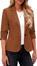 LookbookStore Blazers for Women Suit Jackets 3/4 Sleeve - Office Ready