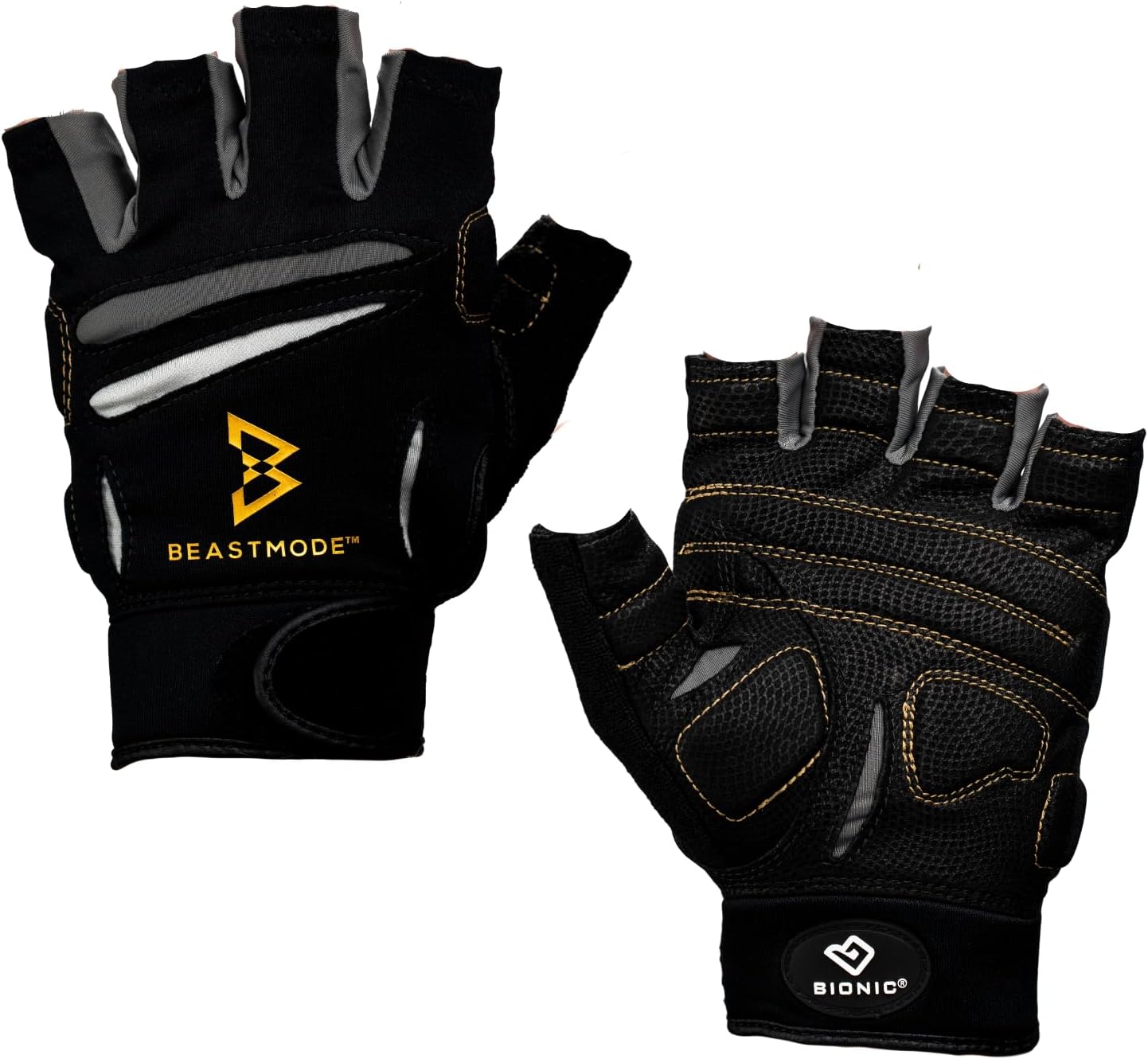 Bionic Men's Beastmode Half Finger Gym Workout Gloves Review