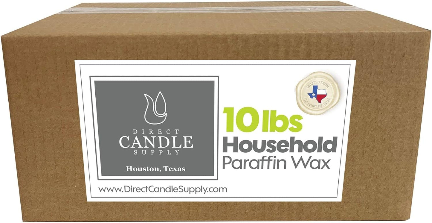 10lb Fully Refined Paraffin Candle Wax for Crafting Projects