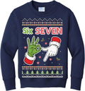 ugly christmas sweater crewneck sweatshirt - kids holiday