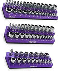 Magnetic Socket Organizer 3 Piece Kit - Neat Tool Storage