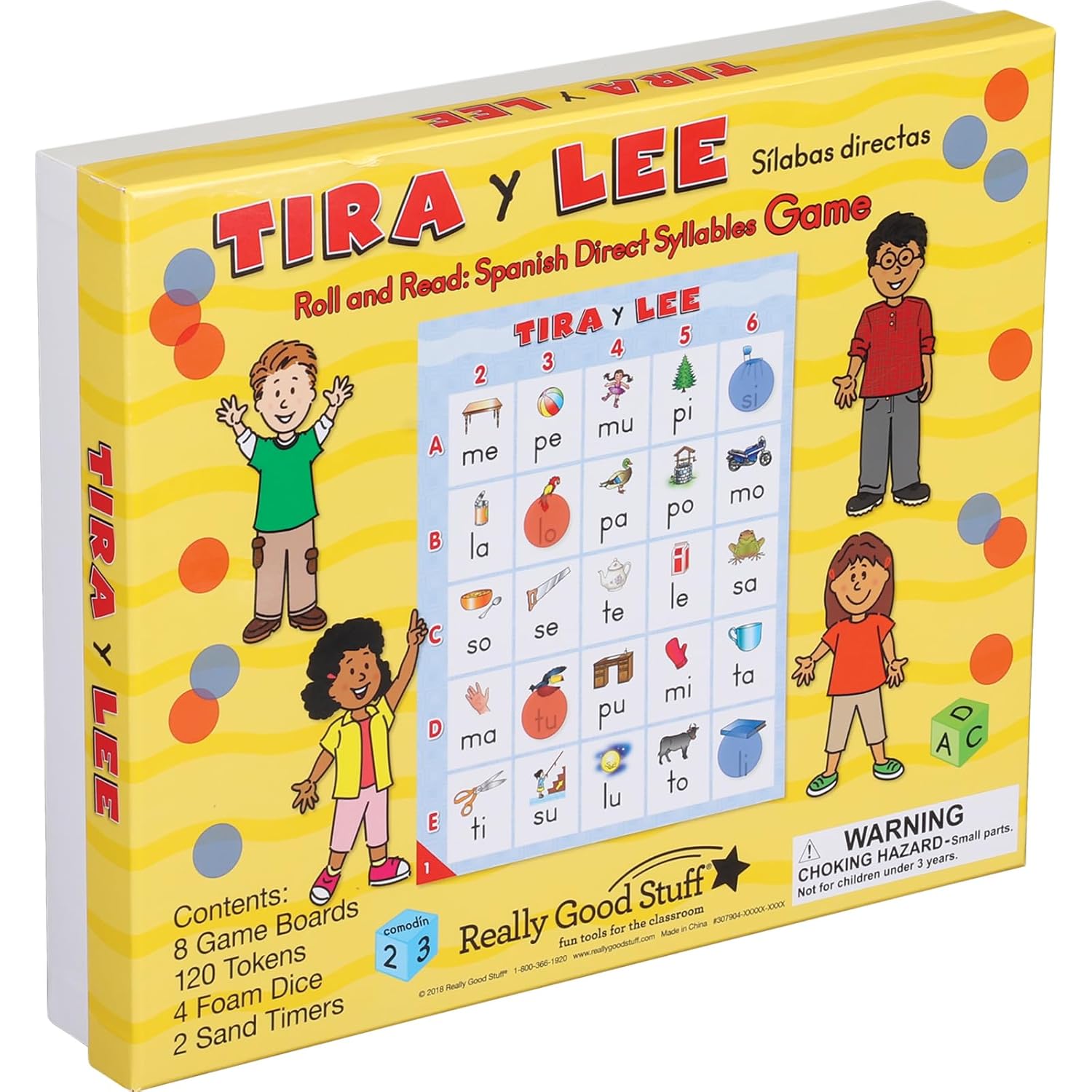 Roll and Read: Spanish Direct Syllables Game for Fun Learning