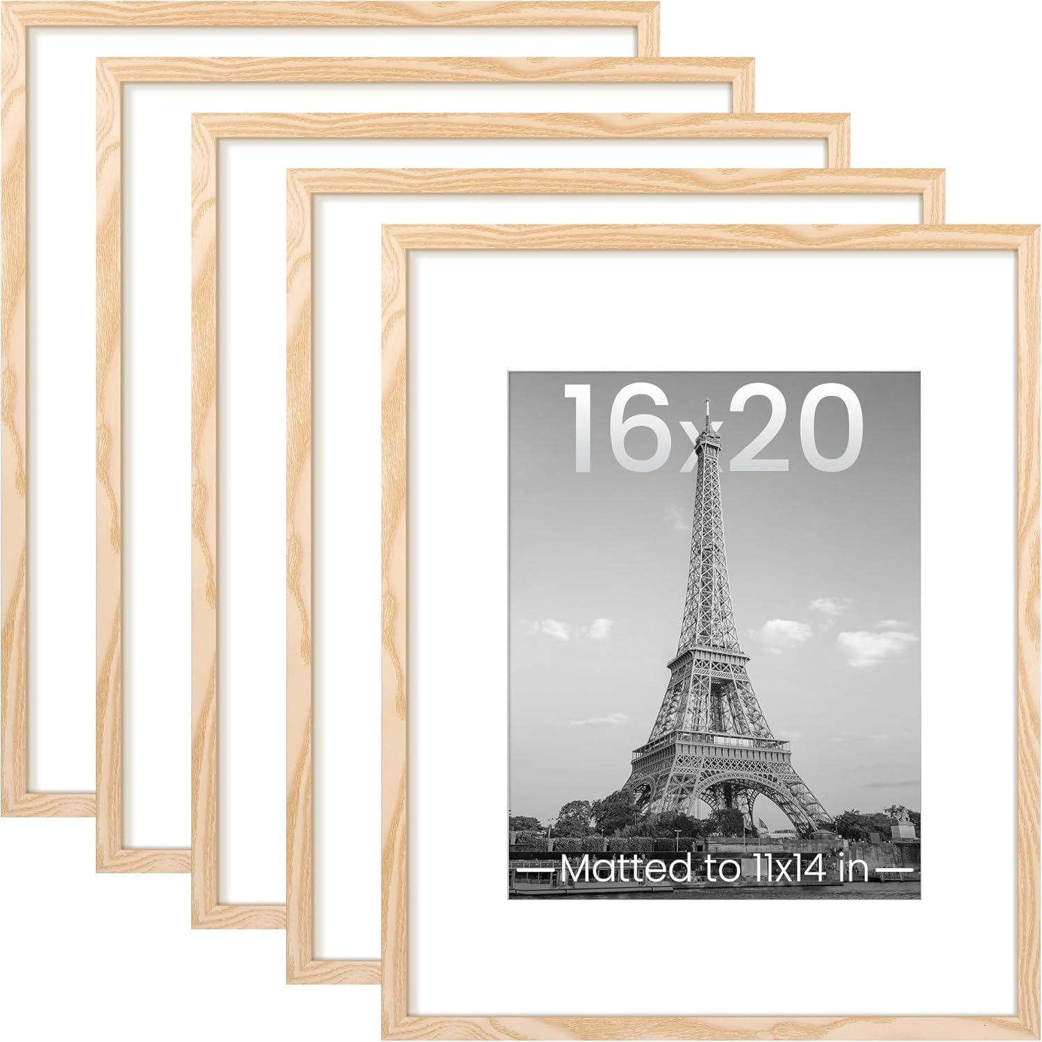 Upsimples 16x20 Picture Frame Set of 5 for Home Decor