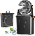 GHORA Portable Misting Fan with 9L Tank - Rechargeable Outdoor Cooler
