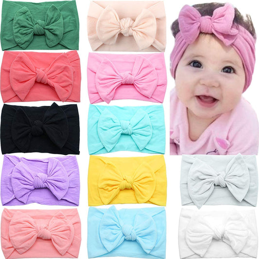 Soft Stretchy Knot Headbands for Stylish Kids