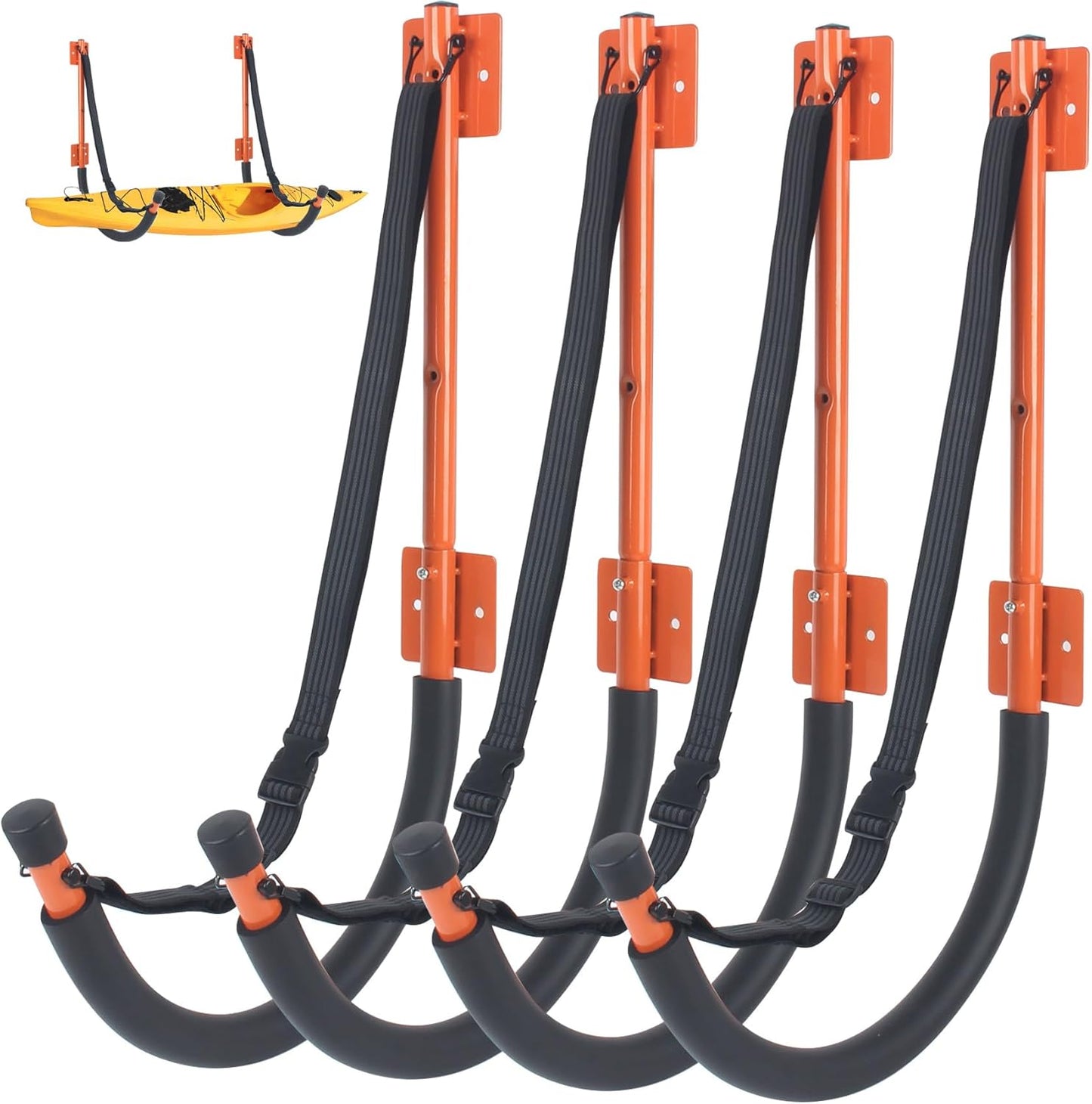 Securely Hang 4 Kayaks with BALAVA Rack