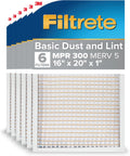 Filtrete 16x20x1 AC Furnace Air Filter MERV 5 - 6-Pack