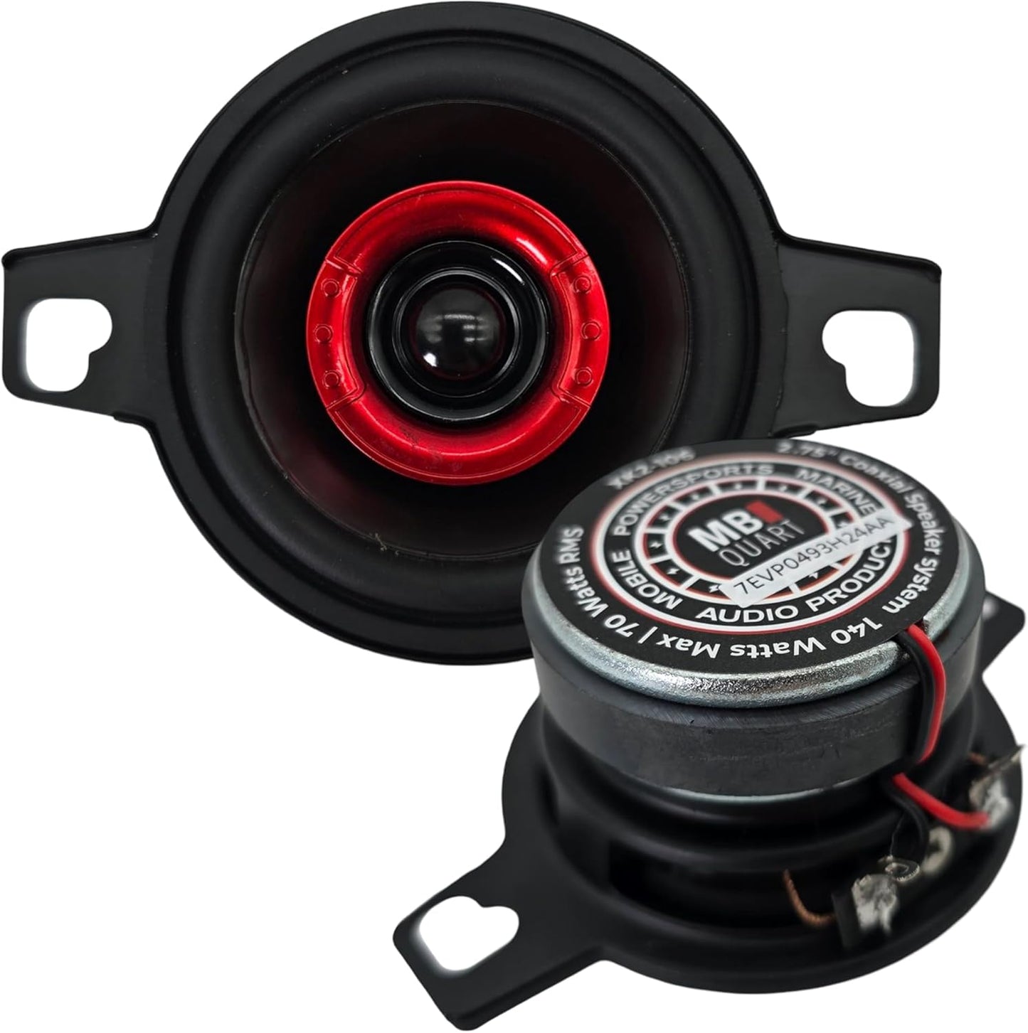 MB Quart XK2-106 2.75-Inch Coaxial Speakers for Car Audio