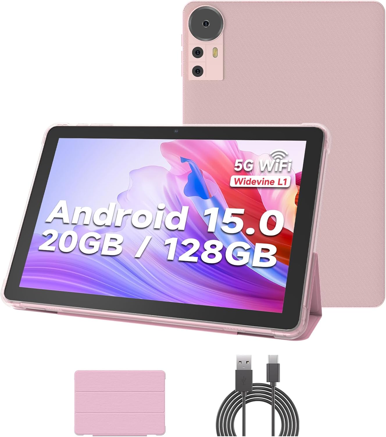 DIGITHINK 10 inch Android 15.0 Tablet PC with Dual Camera