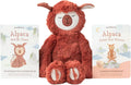 Slumberkins 14ft Alpaca Kin & 2 Board Books Bundle - Stress Relief