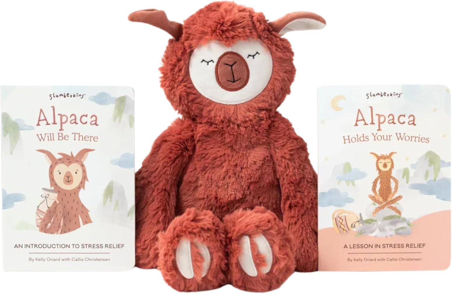Slumberkins 14in Alpaca Kin Complete Set for Stress Relief
