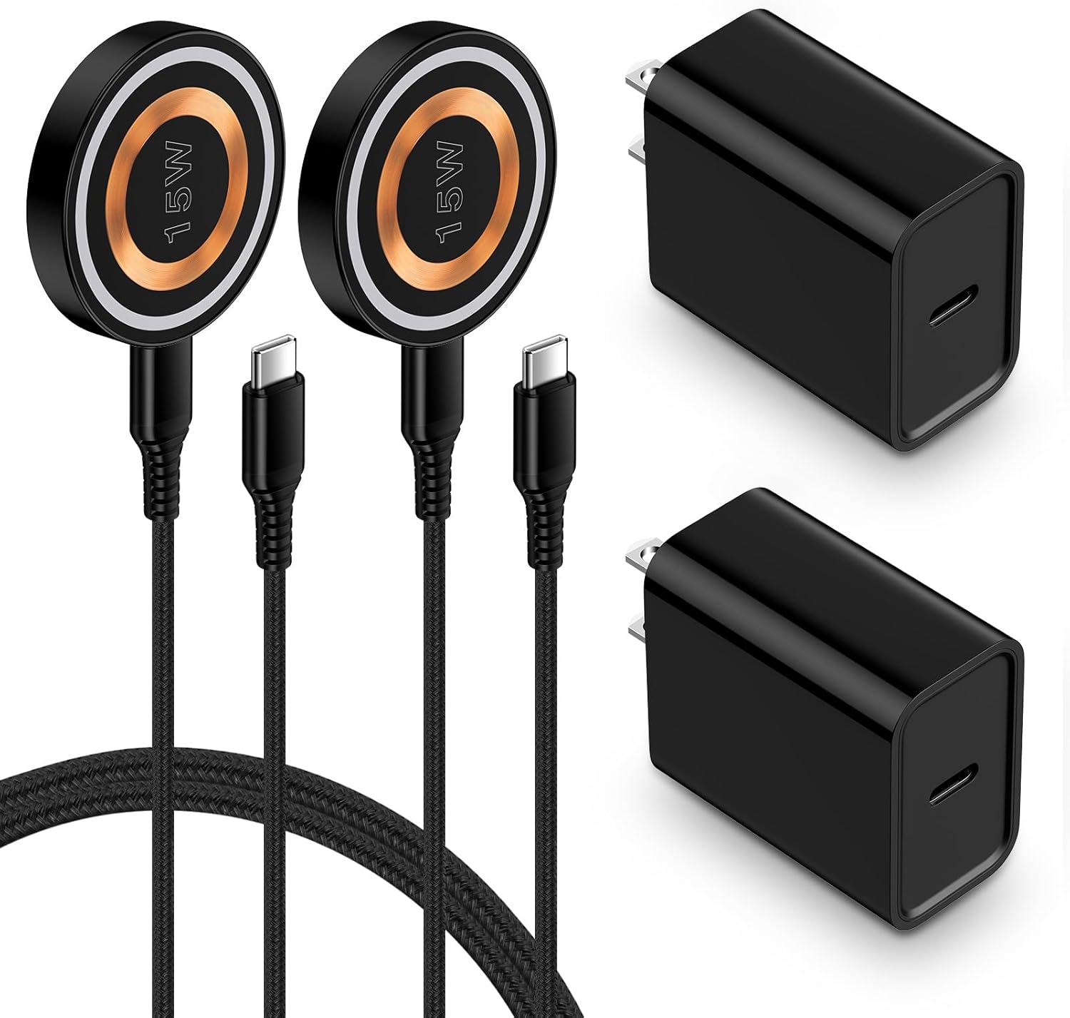 Fast Wireless Charging Duo - iPhone & Samsung Compatibility
