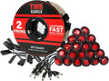 3/4 in Red Side Marker Lights 20 Pack - Plug and Play Installation