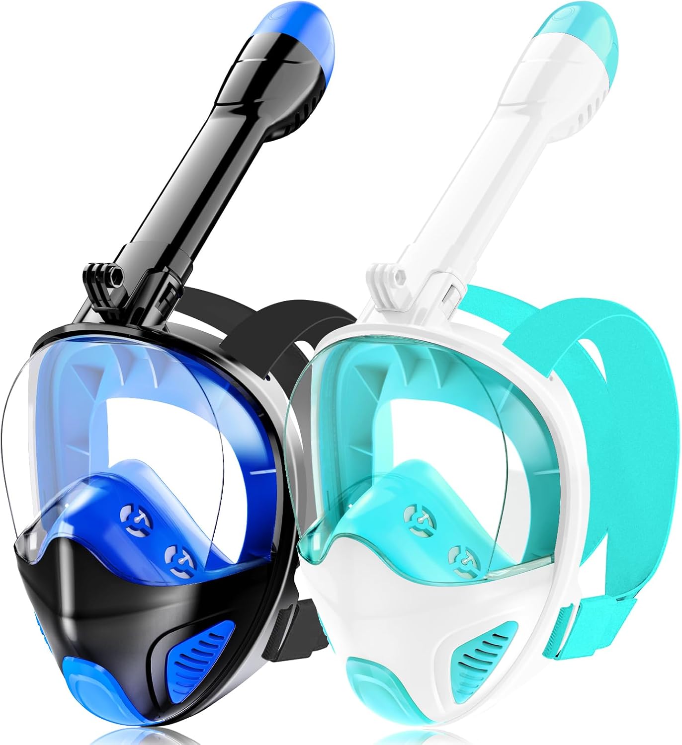 Full Face Snorkel Mask for Adults with Panoramic 180 View