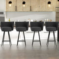 Bar Stools Set of 4 27ft Tufted Modern Counter Height - Comfortable