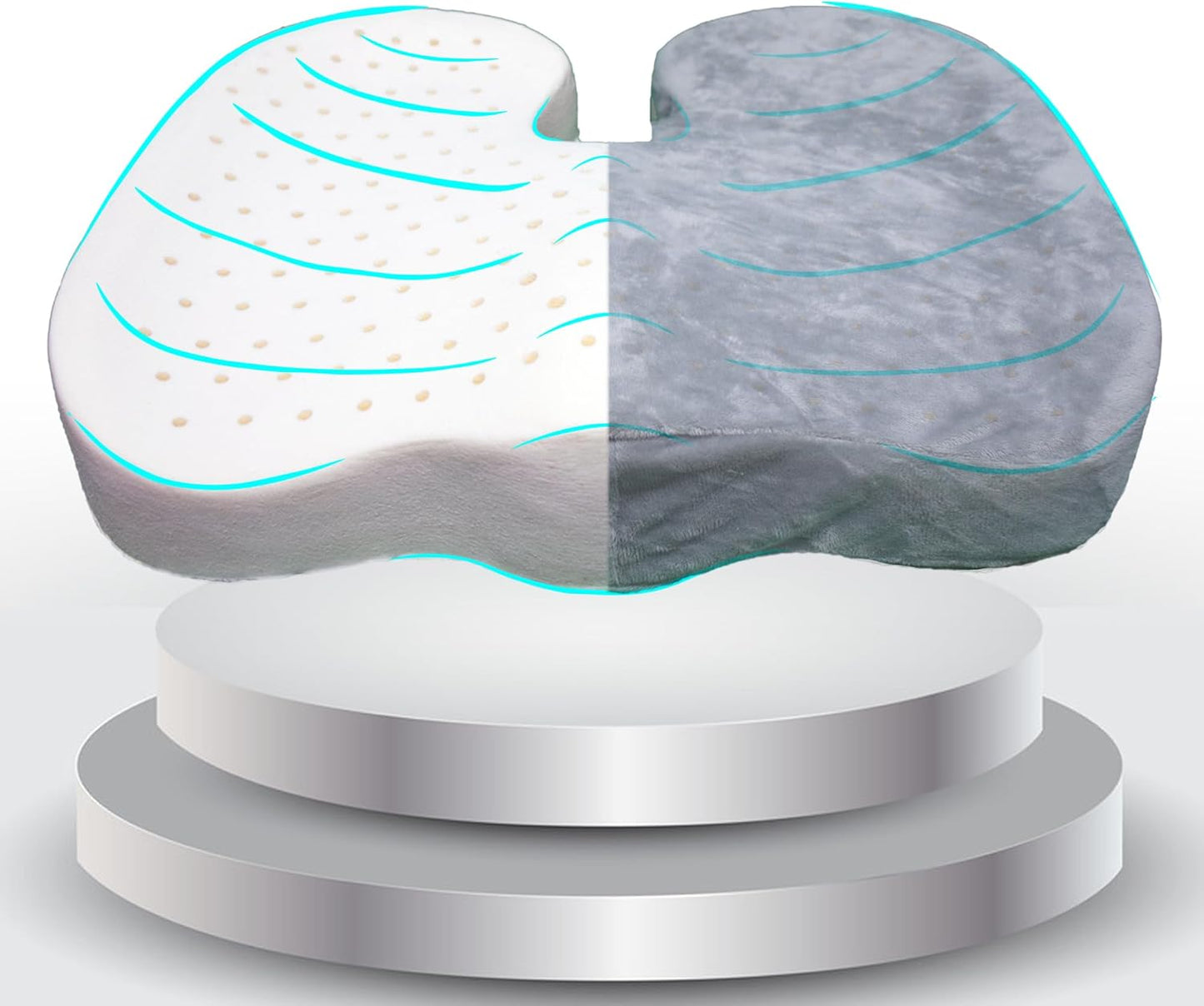 FENGMIAN Latex Cushion - Relieves Pressure Anywhere