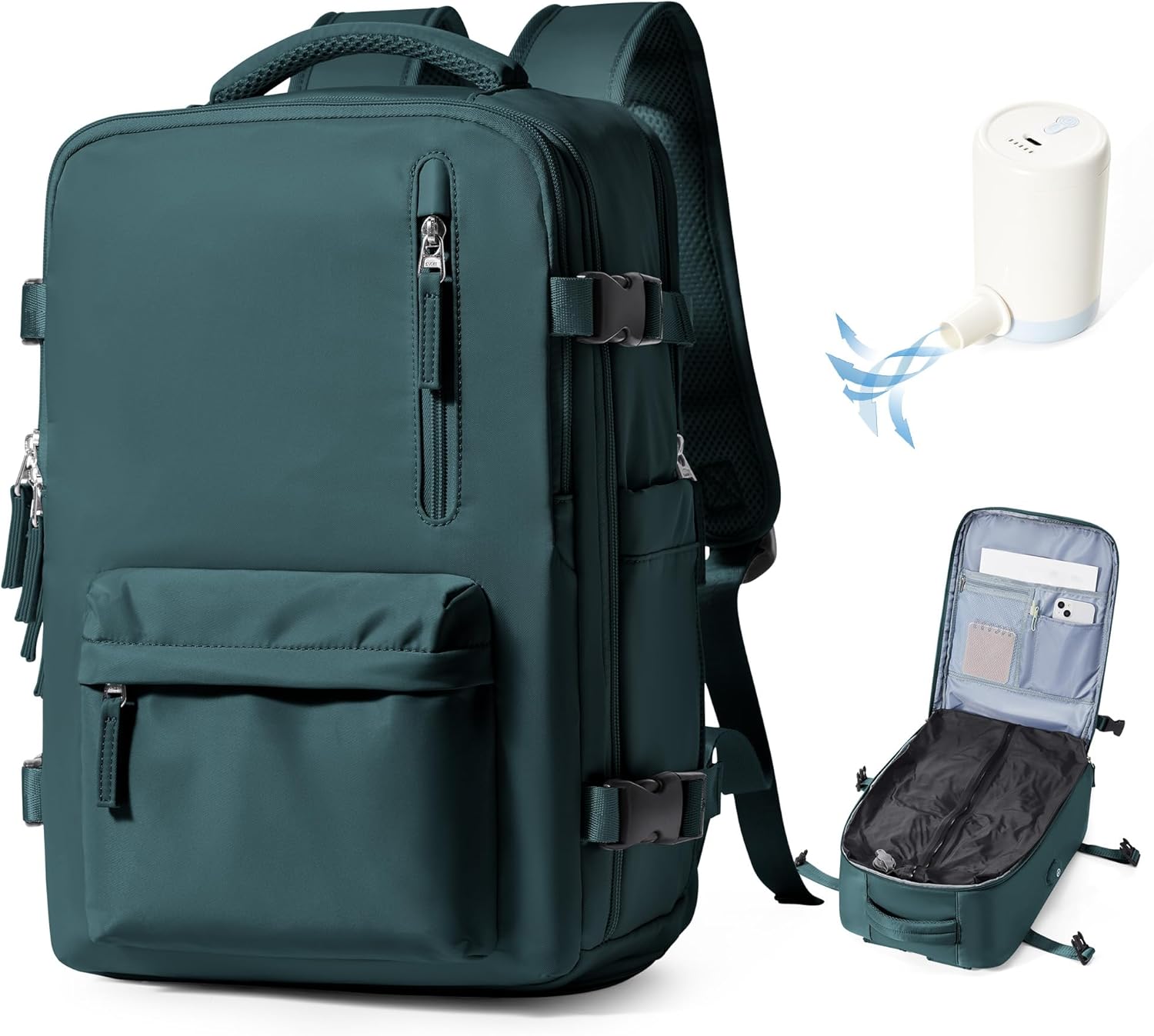 Vacuum Backpack Travel with Pump for Business and Leisure Use