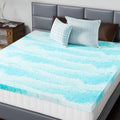 DUMOS Memory Foam Mattress Topper Queen 3 in - Cooling, Supportive