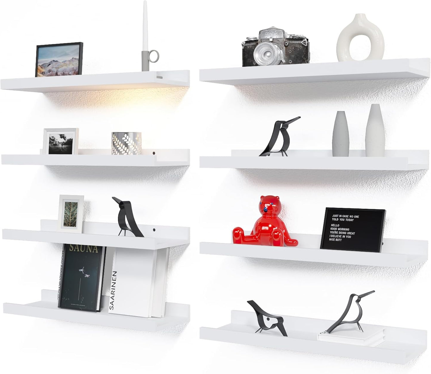 Floating Wall Mounted Shelves for Modern Home Storage Solutions