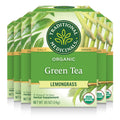 Organic Green Tea Lemongrass 96 Tea Bags - Bright, Light Flavor