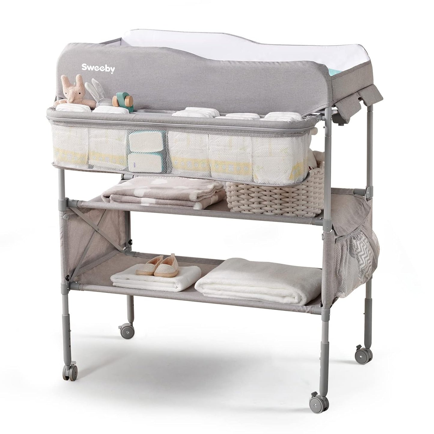 Sweeby Portable Baby Changing Table with Waterproof Pad