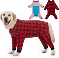 Dog Recovery Suit Full-Zipper Onesie for Large/Medium Dogs