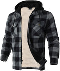 Heavy Thick Flannel Plaid Jacket Sherpa Fleece Lined (Style 3QJH)