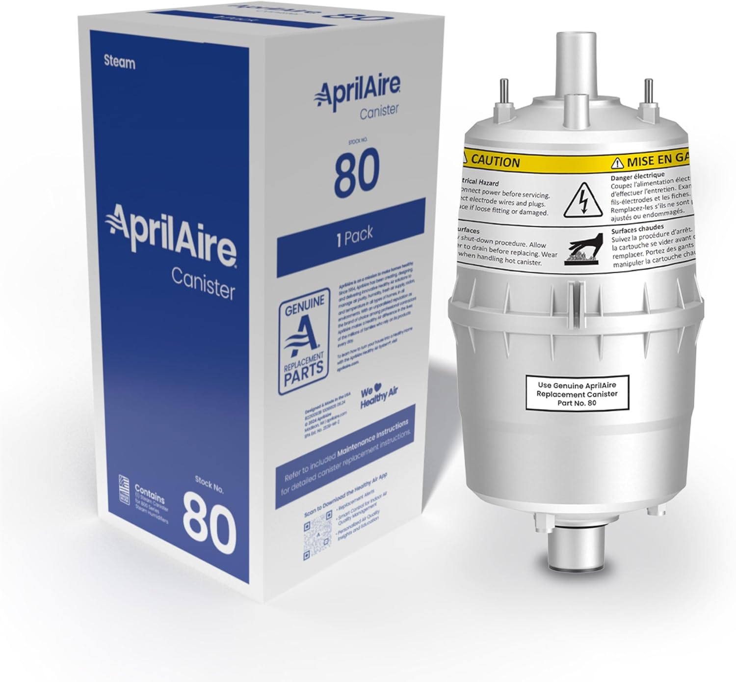 AprilAire 80 Replacement Canister for Steam Humidifiers