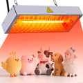 Chicken Coop Heat Lamp 600W Adjustable Brooder Heater - Fast, Safe