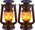 Solar Lantern Outdoor Hanging Solar Lights Dancing Flame LED