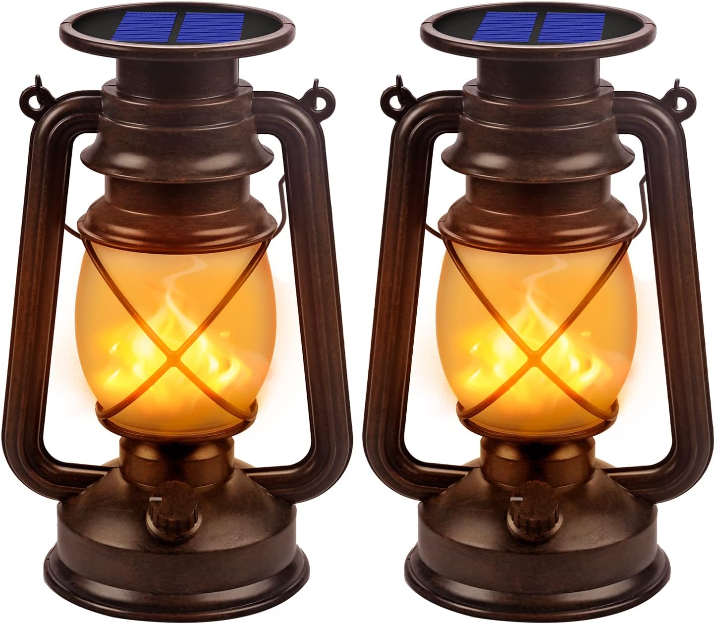 Solar Lanterns: Dancing Flame Ambiance - KOOPER