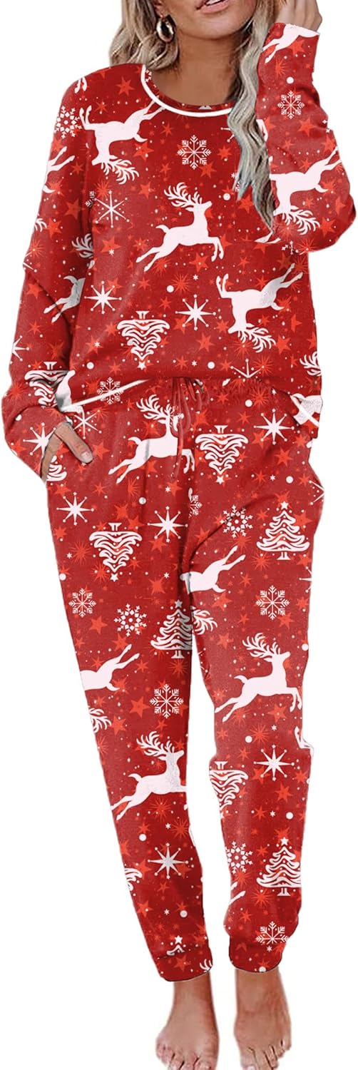 Ekouaer Pajamas Women's Long Sleeve Pj Set for Ultimate Comfort