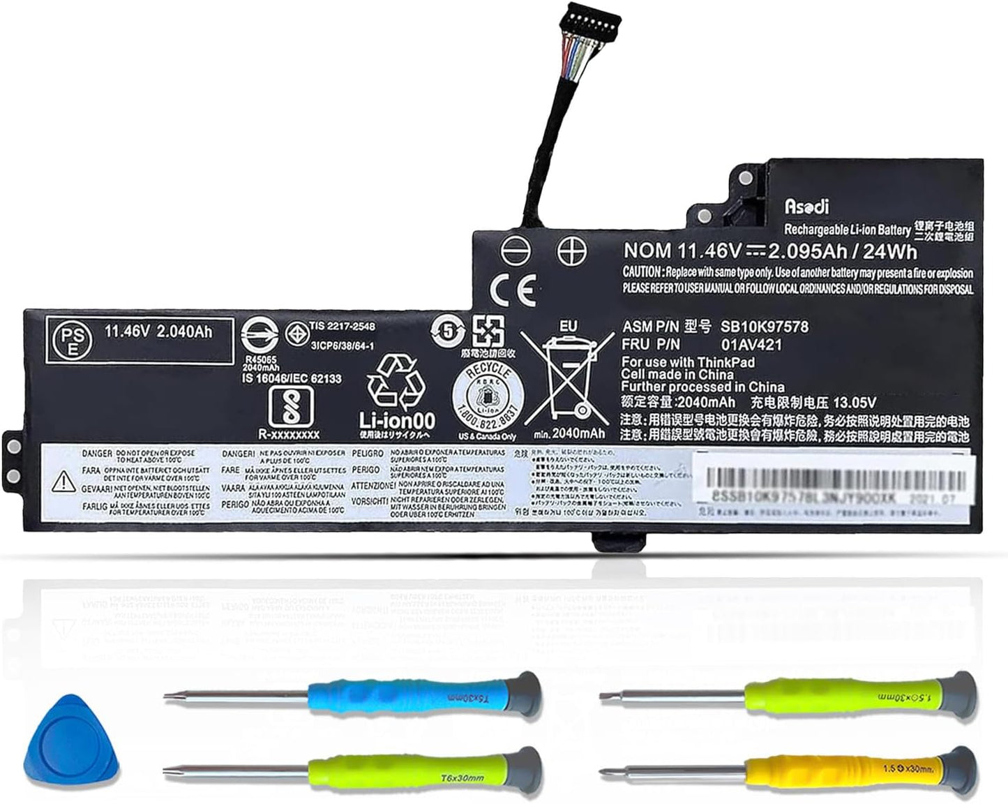 High-Performance ASODI Laptop Battery for Lenovo ThinkPad Series