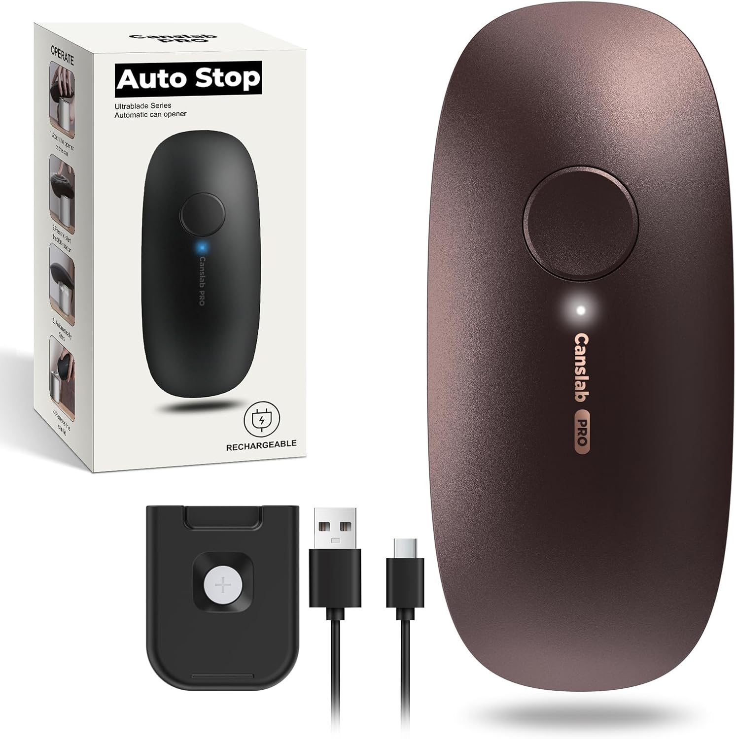 Canslab Ultrablade PRO Auto Stop USB Rechargeable Can Opener