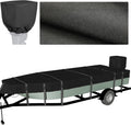 Heavy Duty 900D Polyester Jon Boat Cover 16 ft - 18 ft - Waterproof