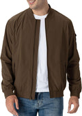 Rdruko Men's Lightweight Bomber Jacket - Windproof Casual Layer fit