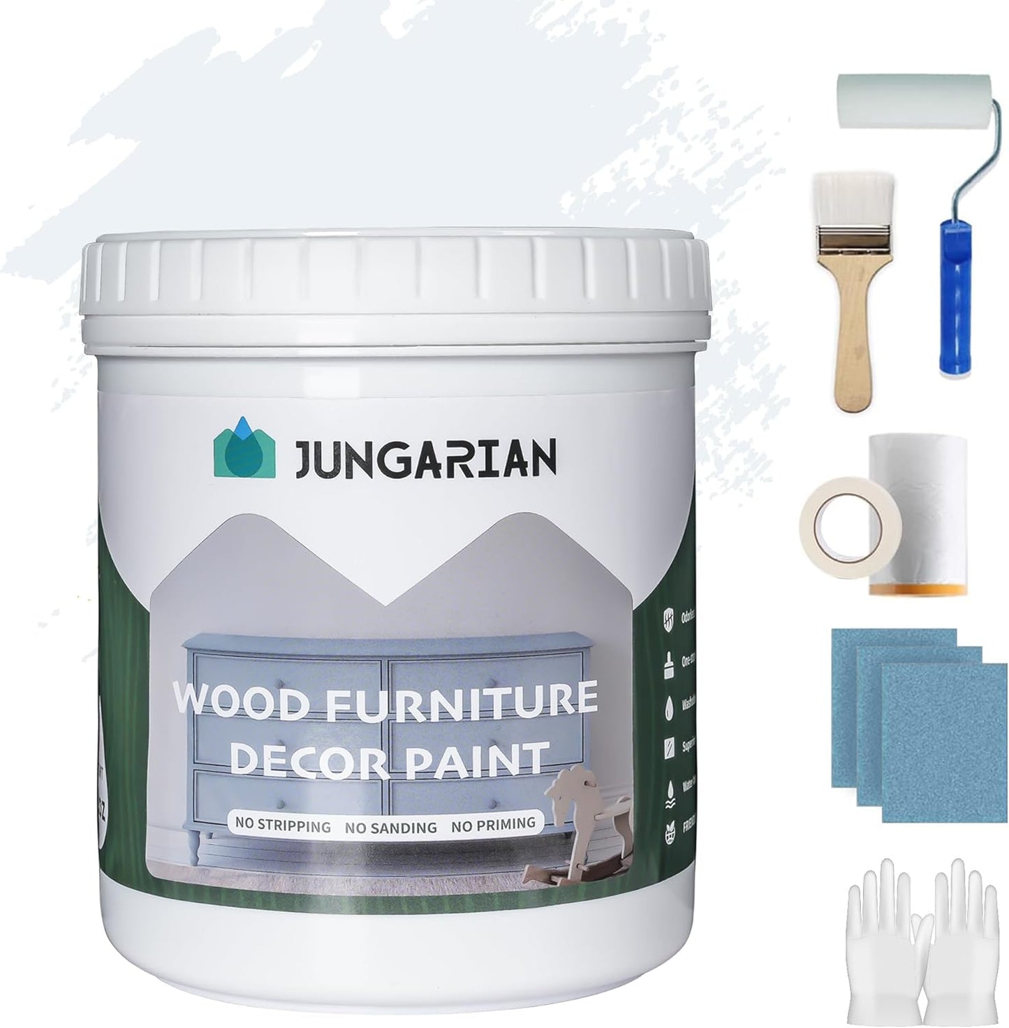 All-in-One Furniture Paint Kit for Indoor and Outdoor Use