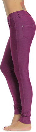 Jean Look Jeggings for Women - Slimming Capri and Full Length