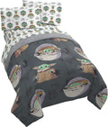 The Mandalorian The Child Twin Bed Set - Soft Reversible Comforter