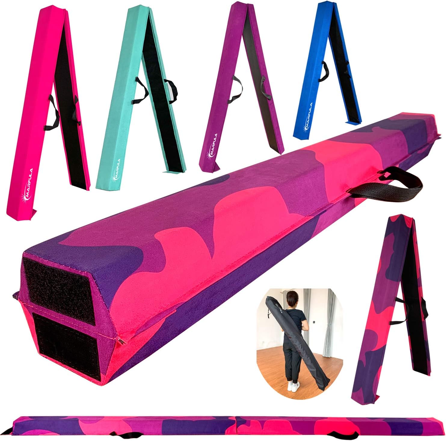 Folding Gymnastics Beam for Kids - Extra Firm Balance Beam